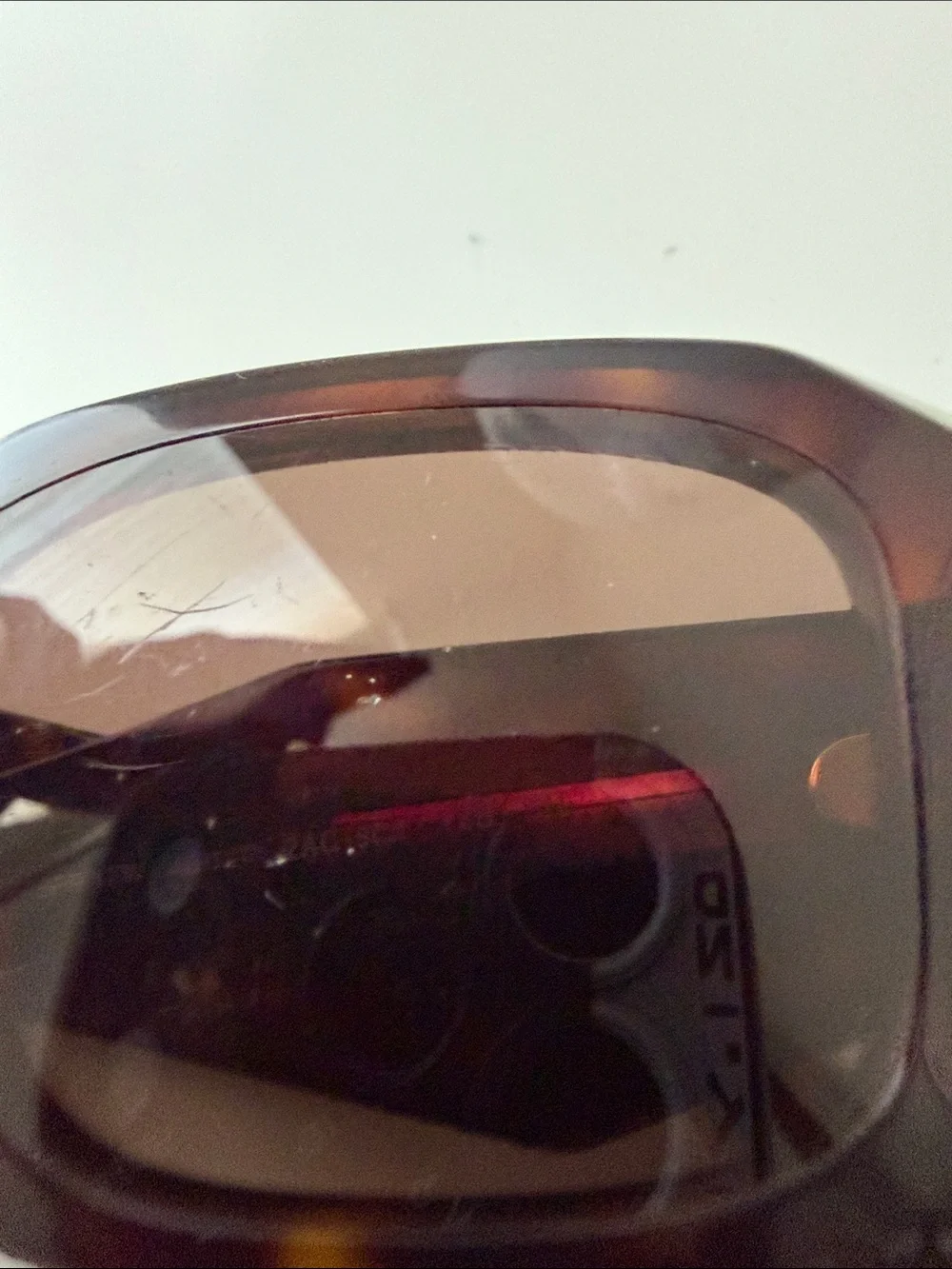 Authentic Prada Full Inclusion Tortoiseshell Sunglasses with Brown Lenses